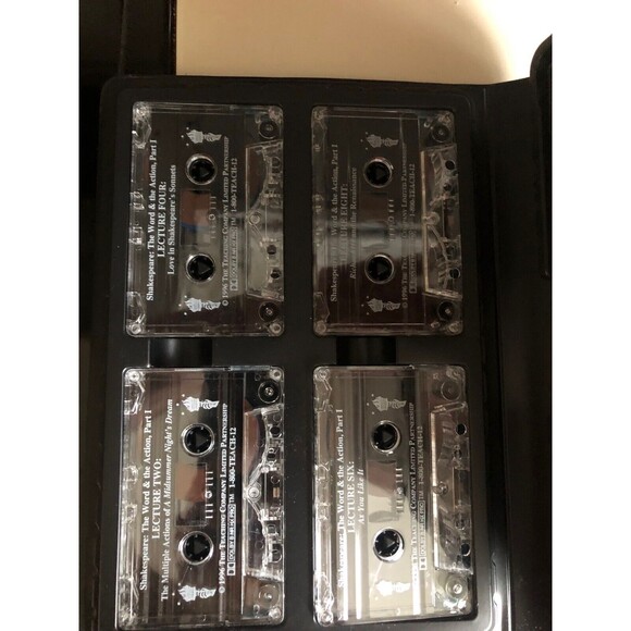 SHAKESPEARE: The Word and the Action Part I& II by Prof. Peter Saccio Vintage - Picture 4 of 8